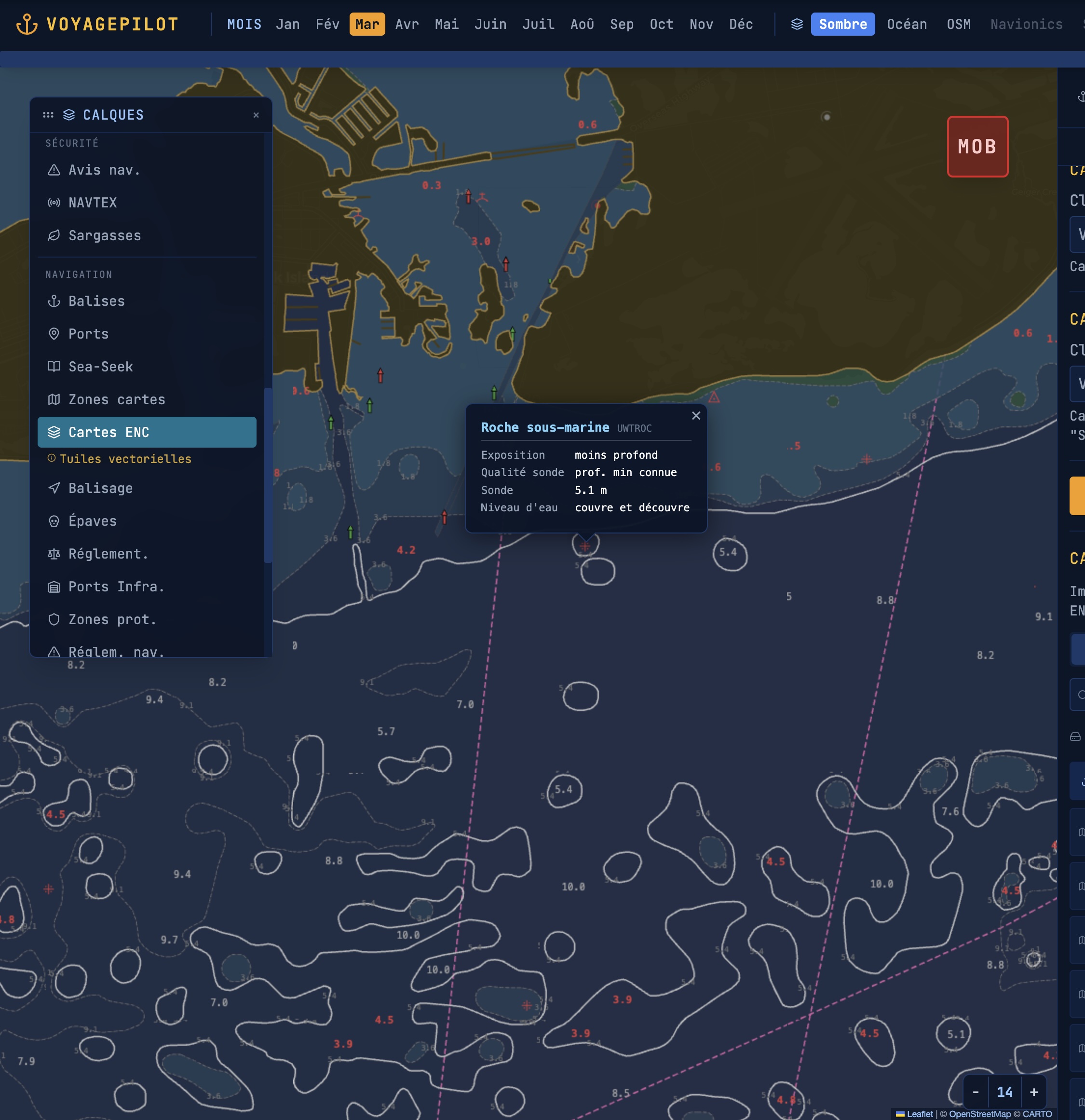 Cartes MBTiles & ENC